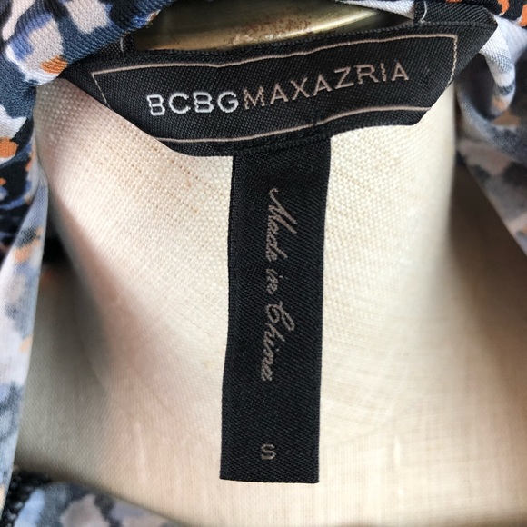 BCBGMAXAZRIA, Francine, Sz S, Navy/Multi Dress - Picture 7 of 8